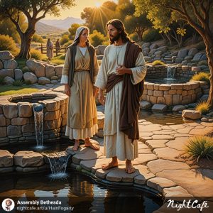 Jesus and the woman at the well