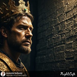 king Belshazzar