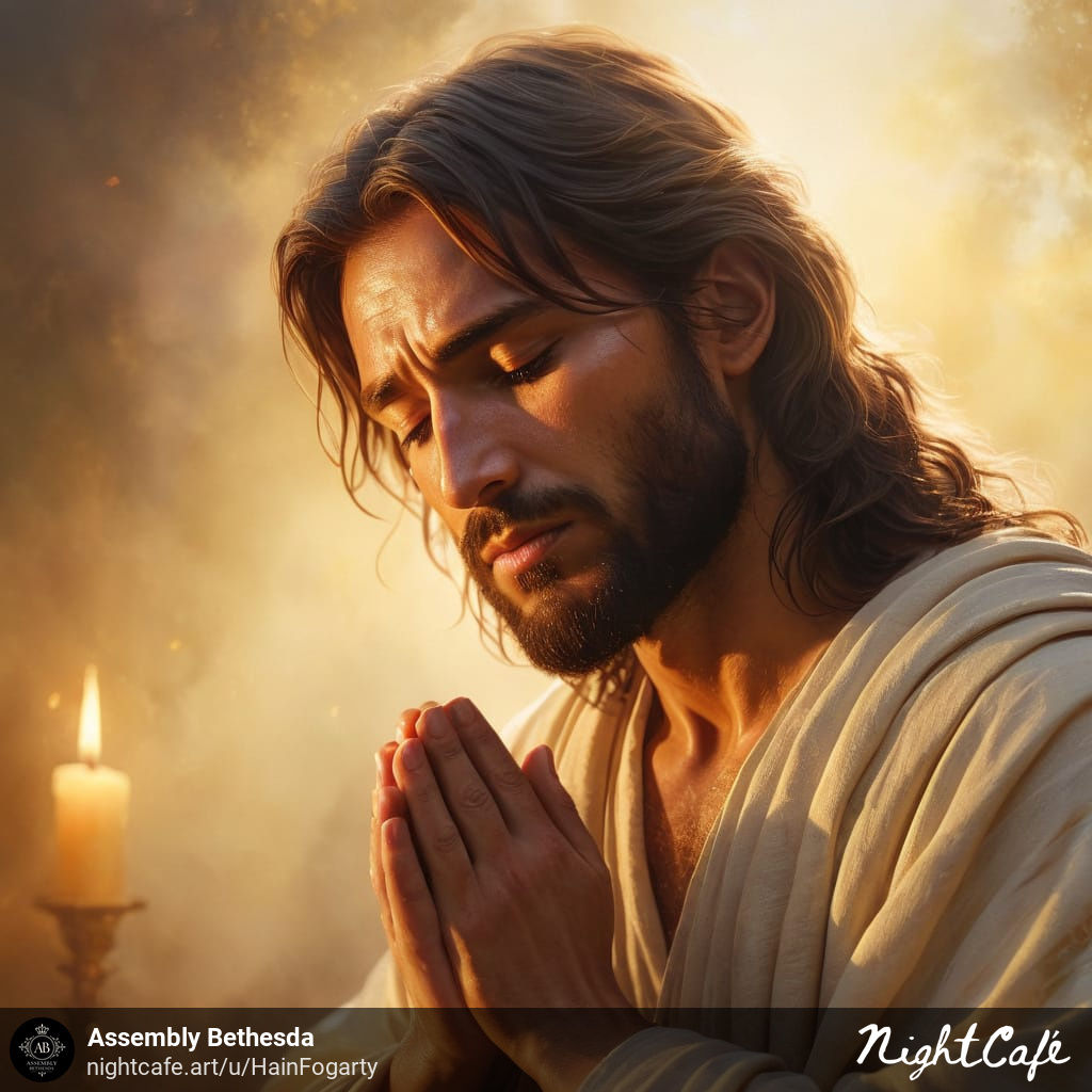 jesus praying