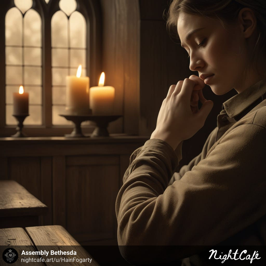 woman in contemplation 