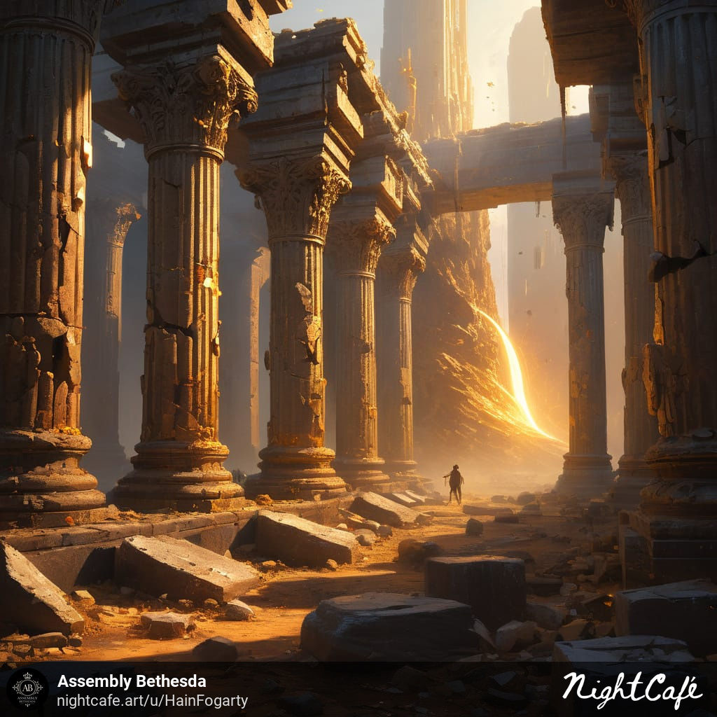 crumbling old ruins