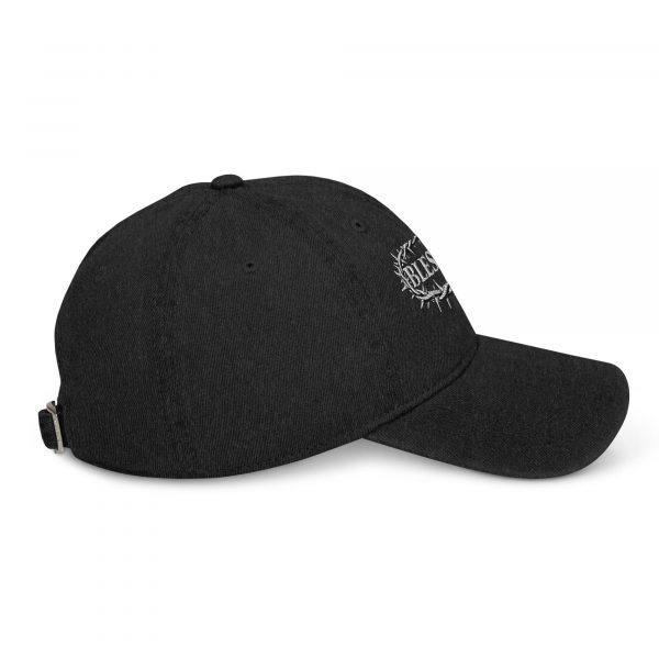 "Blessed" Denim Hat - Image 5