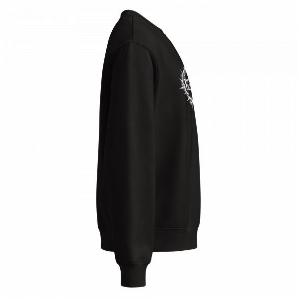 Oversized heavyweight sweatshirt "blessed inside a crown of thorns" - Image 4