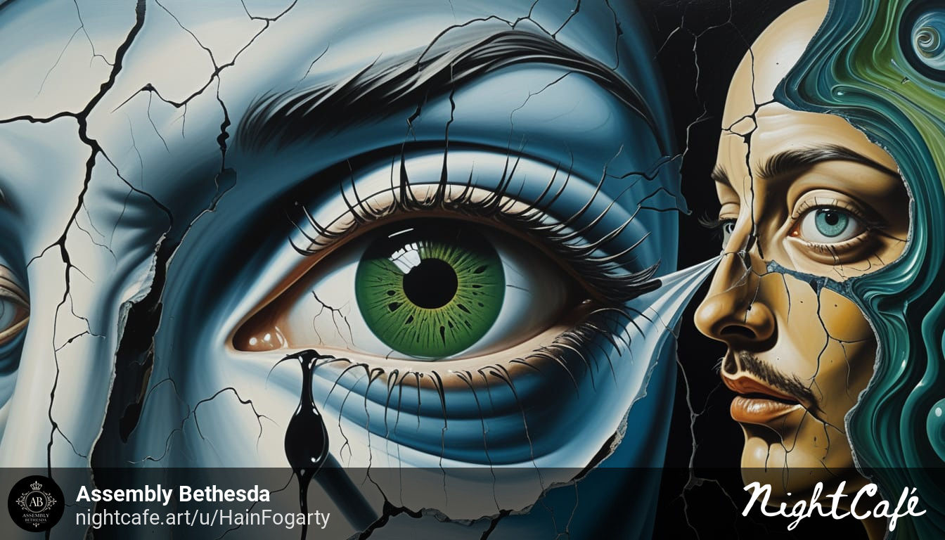 Surrealist look at uncovering the deceiver.