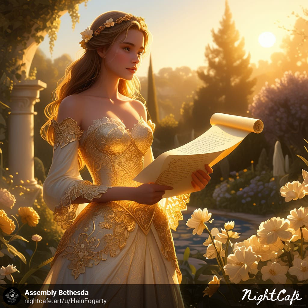 The Bride in the Garden