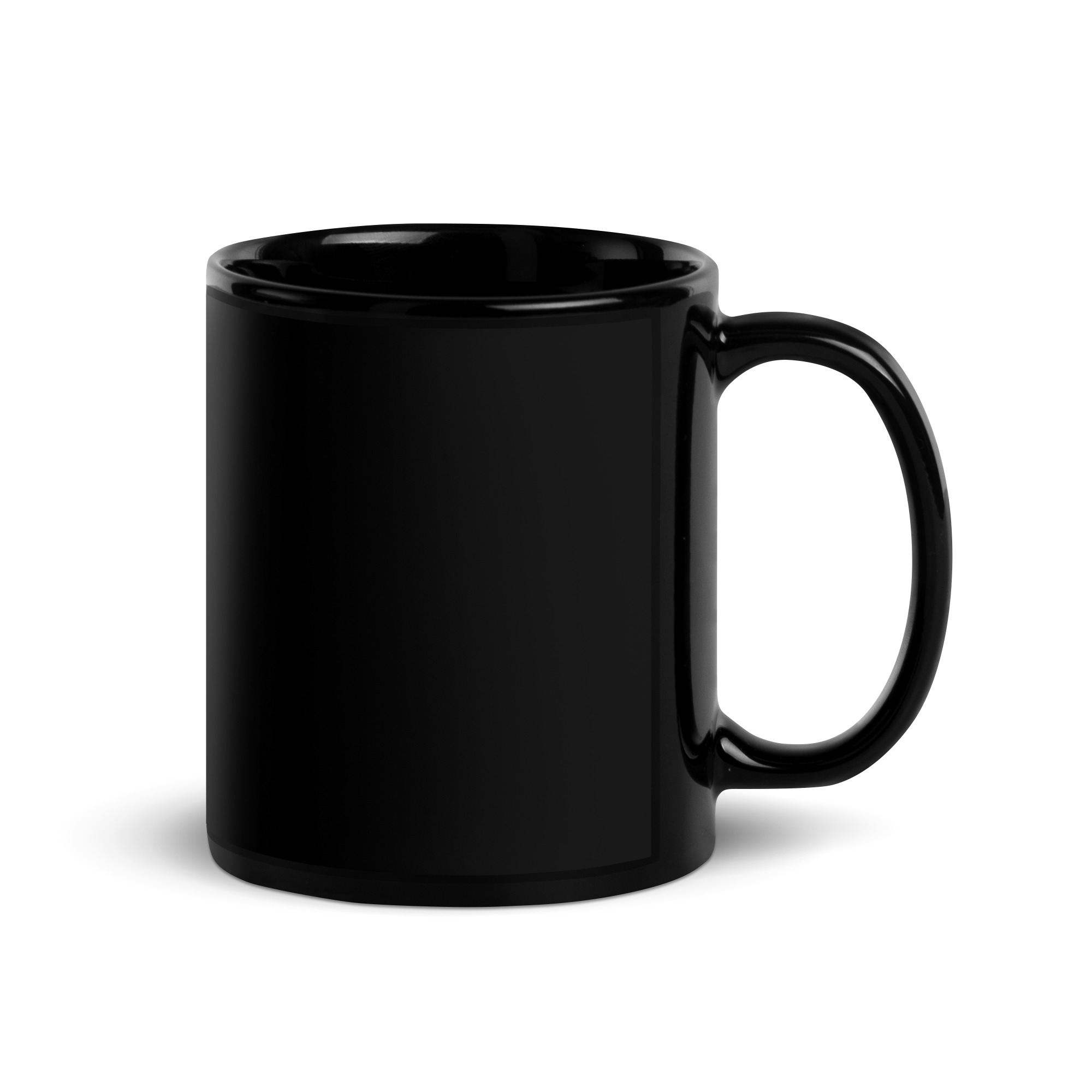 "Connect with God" - Black Glossy Mug = Christian mug - Christian Coffee Cup - Image 2
