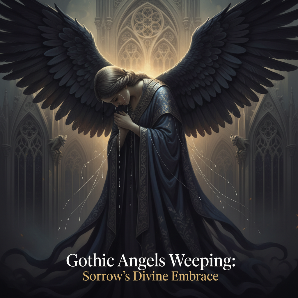 Gothic Angel Weeping