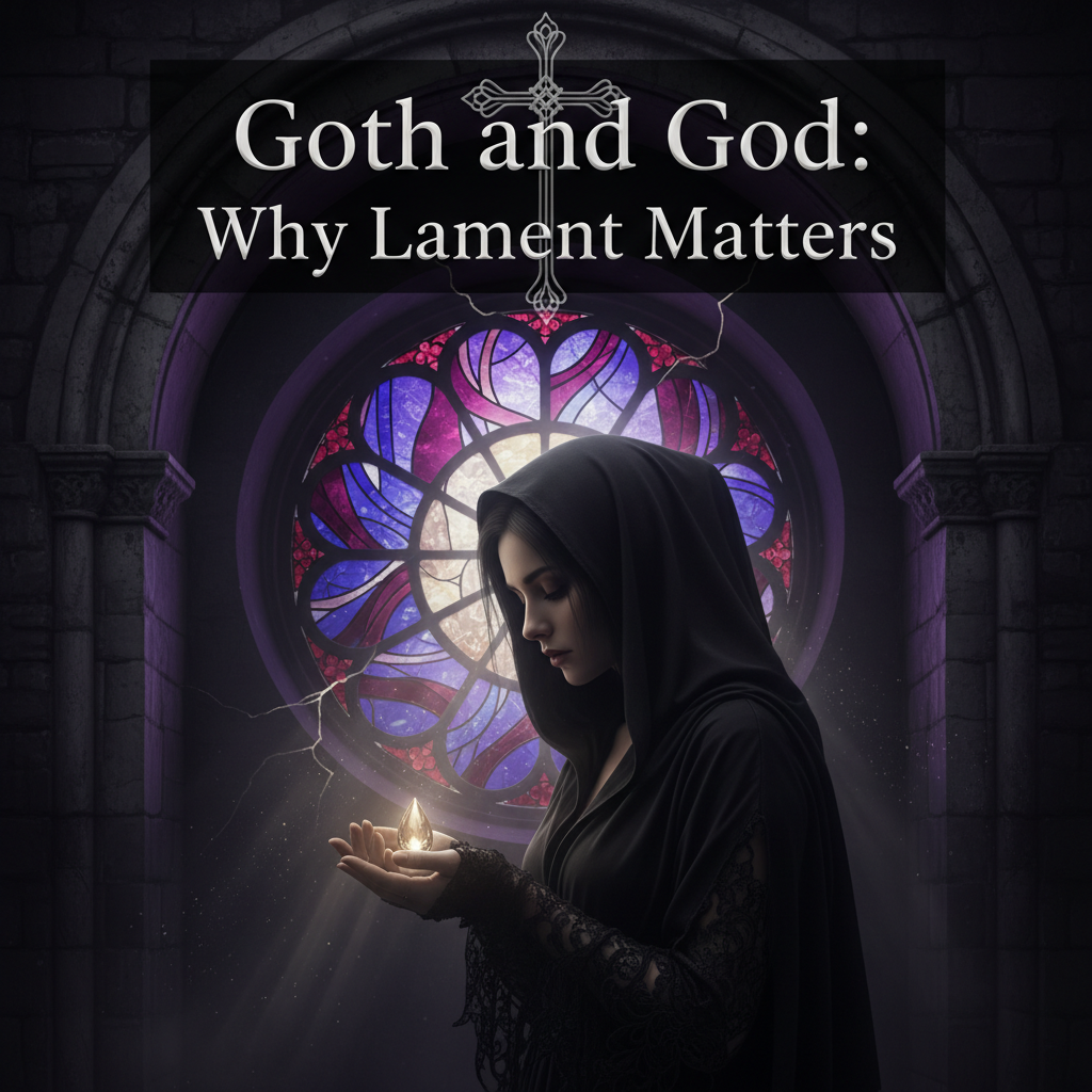 man in robe looking at a candle